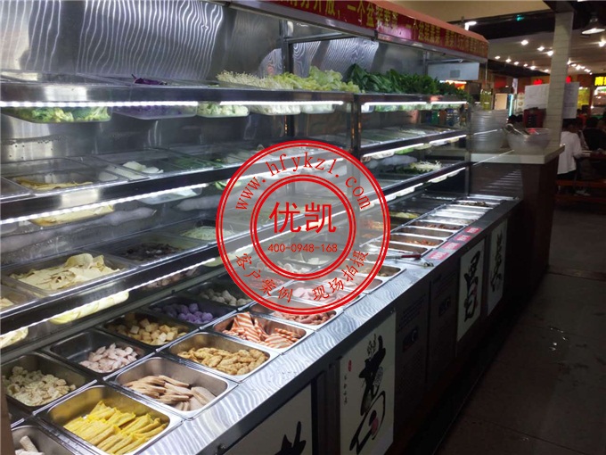 四川成都串串火锅麻辣烫点菜柜案例