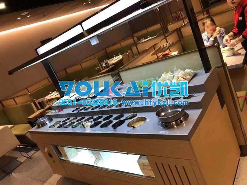 四川绵阳火锅店调料台案例