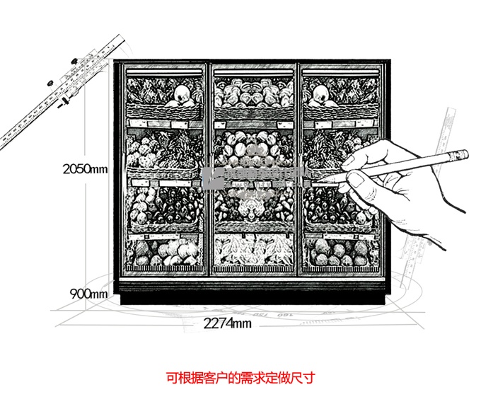 BLM-A3型水果保鲜柜（畅销产品）