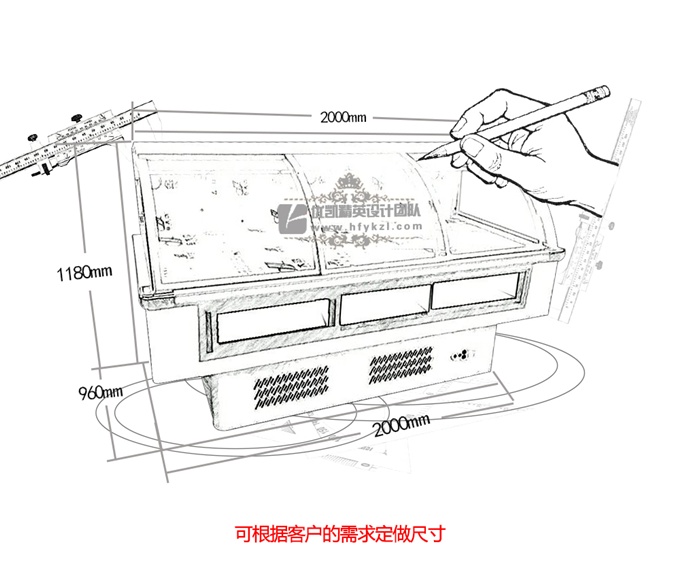 17-SS-A前开门熟食柜