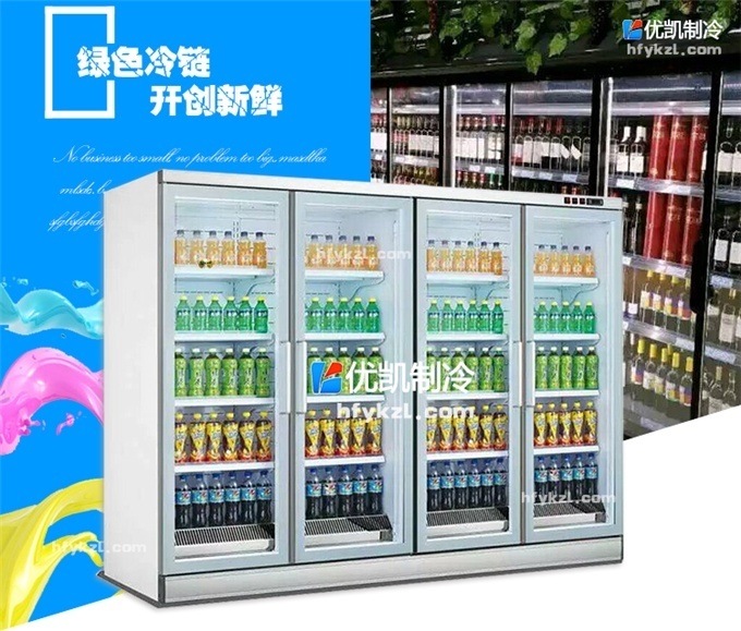 四门玻璃饮料柜（外置机）