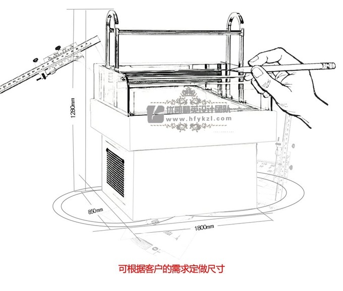 KF-BA型卧式三明治蛋糕柜